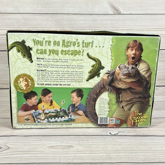 VTG The Crocodile Hunter Board Game 1999 Milton Bradley Steve Irwin - For Parts - Picture 9 of 16